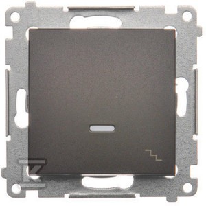 Łącznik schodowy z podświetleniem LED (moduł) 16AX, 250V~, zaciski śrubowe,
