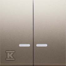 Klawisze z oczkiem do mechanizmów: SW6/2XLM, SW7/2XM, SW6P1M, złoty mat,