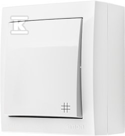 Łącznik krzyżowy natynkowy, IP44, 10 AX, 250 V~, zaciski śrubowe,