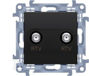 Gniazdo antenowe RTV-RTV (moduł), 1x wejście: 5 ÷ 1000 MHz,
