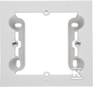 Puszka natynkowa 1-krotna do ramek LINE/DUO. Wyokość: 40mm: Jasnoszary mat,