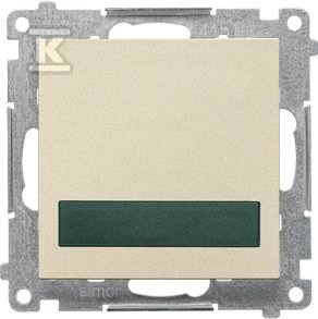 Sygnalizator świetlny LED – światło zielone (moduł) 230 V~: Szampański