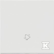 Klawisz pojedynczy z piktogramem dzwonek do: SP1M: Jasnoszary mat, SIMON55