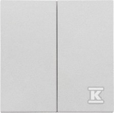 Klawisz podwójny do: SZP2M, SZW2M: Aluminium mat, SIMON55