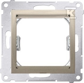 Adapter (przejściówka) na osprzęt standardu 45×45mm SIMON54 złoty mat, do