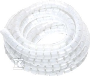 Organizator kabli kręgosłup 25mm, długość 20metrów, transparentny CONNECT