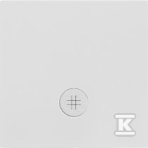 Klawisz pojedynczy z oczkiem z piktogramem krzyżowym do: SW7M: Jasnoszary