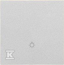 Klawisz pojedynczy z piktogramem światło do: SP1M: Aluminium mat, SIMON55
