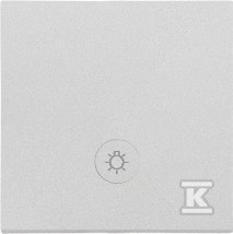 Klawisz pojedynczy z oczkiem z piktogramem światło do: SP1M: Aluminium