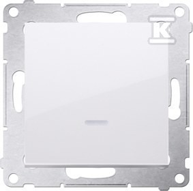 Łącznik schodowy z podświetleniem LED bez piktogramu (moduł) 10AX, 250V~,