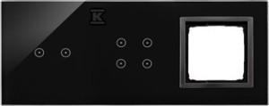 Panel dotykowy S54 Touch, 3 moduły, 2 pola dotykowe poziome