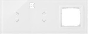 Panel dotykowy S54 Touch, 3 moduły, 2 pola dotykowe pionowe