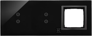 Panel dotykowy S54 Touch, 3 moduły, 2 pola dotykowe pionowe