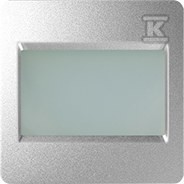 Pokrywa sygnalizatora wolne/zajętę, aluminium, SIMON82    82096-93 w