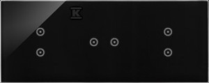 Panel dotykowy S54 Touch, 3 moduły, 2 pola dotykowe pionowe