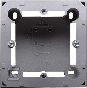 Puszka natynkowa płytka (31mm) pojedyncza, stal inox, BASIC MODUŁ o