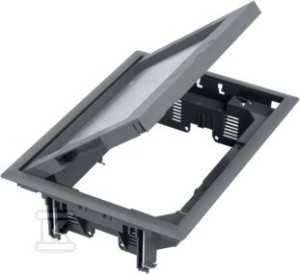 Puszka podłogowa 8x K45 lub 4x SIMON500, z pokrywą 12mm,