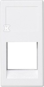 Płytka K45/2, 1x RJ bez osłon, 22,5x45mm, 3M OCK, czysta