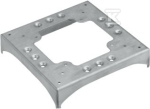 Podstawa 2 nacięcia 85x18 i 2 wycięcia 130x18 90 aluminium,
