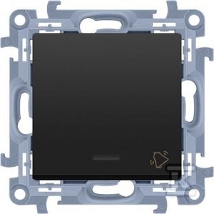 Przycisk dzwonek z podświetleniem LED (moduł) 10AX, 250V~, zaciski śrubowe,