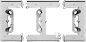 Puszka natynkowa 2-krotna do ramek LINE/DUO. Wyokość: 40mm: Aluminium mat,