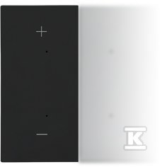 Klawisz połówkowy lewostronny z piktogramem „+/-” do produktów elektronicznych: Czarny