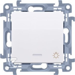Przycisk światło z podświetleniem LED (moduł) 10 AX, 250 V~,