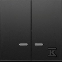 Klawisze z oczkiem do mechanizmów: SW6/2XLM, SW7/2XM, SW6P1M, czarny mat