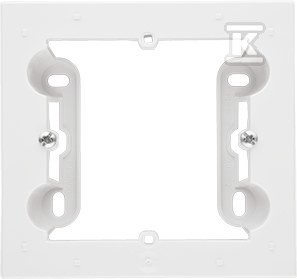 Puszka natynkowa 1-krotna do ramek LINE/DUO. Wyokość: 40mm: Biały mat,