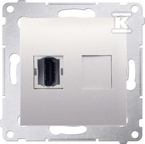 Gniazdo HDMI, krem Simon54    DGHDMI.01/41