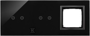 Panel dotykowy S54 Touch, 3 moduły, 2 pola dotykowe poziome