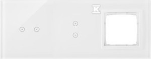 Panel dotykowy S54 Touch, 3 moduły, 2 pola dotykowe poziome