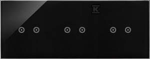 Panel dotykowy S54 Touch, 3 moduły, 2 pola dotykowe poziome