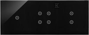 Panel dotykowy S54 Touch, 3 moduły, 1 pole dotykowe +