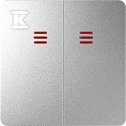 Klawisze z oczkiem do 75394-39, 75393-39, aluminium, SIMON82