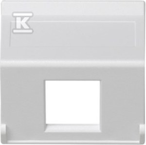 Płytka K45 1-krotna RJ bez osłon skośna, do adapterów MD,