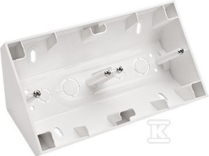 Simon 54 Premium Puszka natynkowa narożna 2-krotna do ramek PREMIUM,