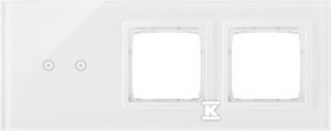 Panel dotykowy S54 Touch, 3 moduły, 2 pola dotykowe poziome