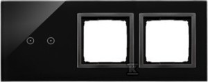 Panel dotykowy S54 Touch, 3 moduły, 2 pola dotykowe poziome