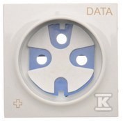 Pokrywa + klucz do gniazda DATA, antybakteryjny biały, SIMON54 o