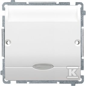 Łącznik hotelowy podwójny z podświetleniem LED, Imax 2×10 -2 A,