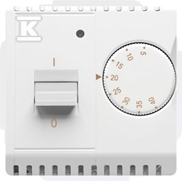 Regulator temperatury z czujnikiem wewnętrznym, 16A, 230V~. Montaż gniazda na