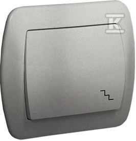 Łącznik schodowy 10AX, 250V~, zaciski śrubowe, aluminiowy, AKORD