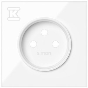 Pokrywa gniazda pojedynczego, biały, SIMON100    10000068-130 w