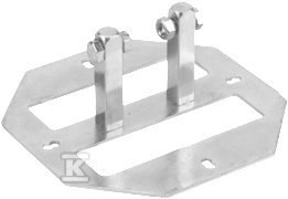 Podstawa do minikolumny czterostronnej ALK54x/8 (element zapasowy), aluminium, CONNECT o