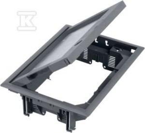 Puszka podłogowa 8x K45 lub 4x SIMON500, z pokrywą 12mm