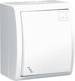 Łącznik schodowy n/t IP54 podświetlany AQW6L/11 Aquarius biały