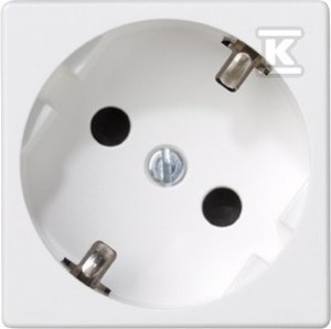 Gniazdo K45 z Schuko 16A/230V~, szybkozłączki, biały
