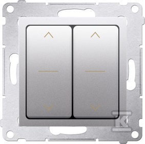 Łącznik roletowy podwójny (moduł) 10A, 250V~, szybkozłącza. W komplecie z