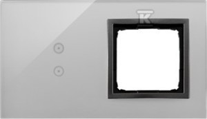 Panel dotykowy S54 Touch, 2 moduły, 2 pola dotykowe pionowe